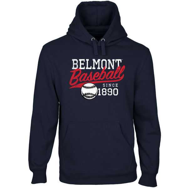 Men's Belmont Bruins Ballpark Pullover Hoodie - Navy Blue,We sell and wholesale Men's Belmont Bruins Ballpark Pullover Hoodie - Navy Blue on line form chian!